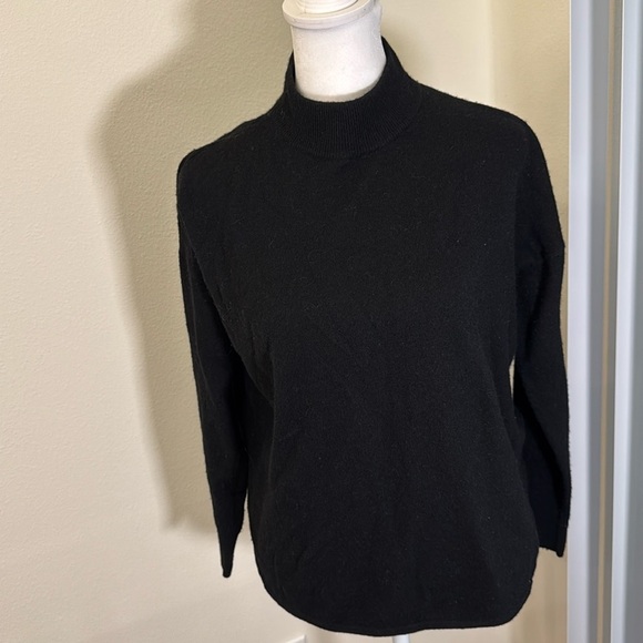Madewell Wool-Blend Mock Turtleneck Long-Sleeve Sweater - Picture 1 of 13